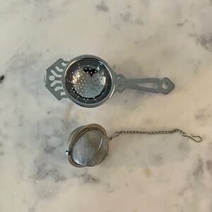 Tea Strainer and Infuser Set